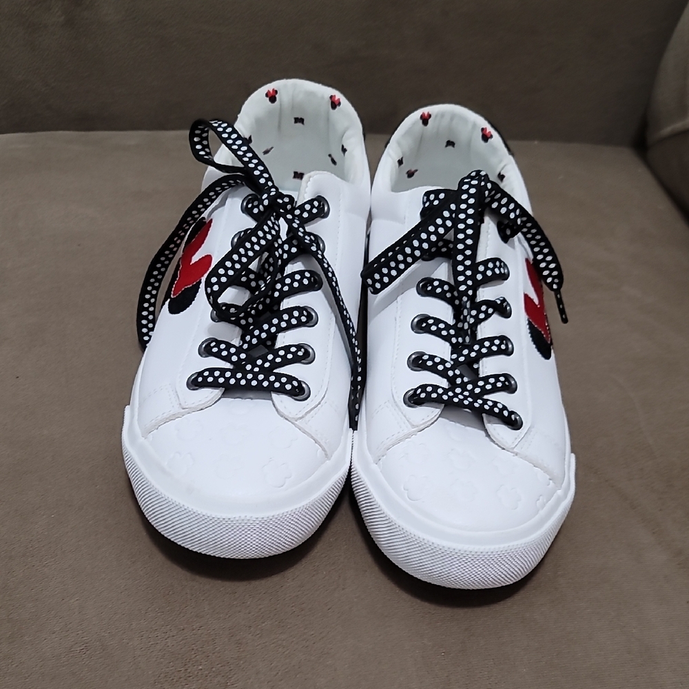 Disney Kids Sneakers with Red and Black Highlights